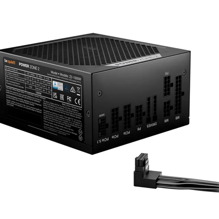 Fuente/PSU be quiet! Power Zone 2 80 Plus Platinum 1000W ATX 3.1 PCIE 5.1 Modular