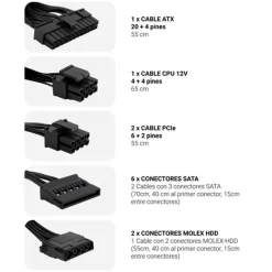 Fuente/PSU Coolbox POWERLINE III 750W 85% EFI ATX12V