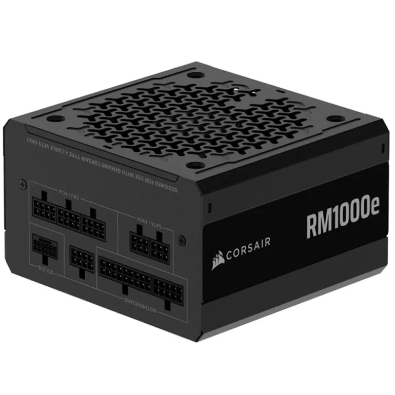 Fuente/PSU Corsair RM1000e 2025 80 Plus Gold 1000W ATX 3.1 PCIE 5.1 Modular