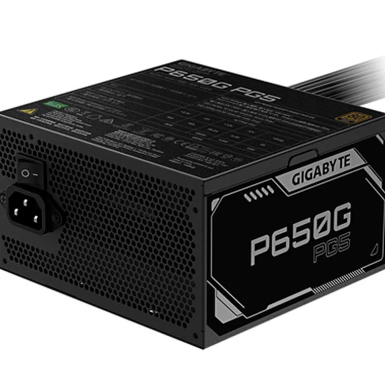 Fuente/PSU Gigabyte P650G PG5 80 Plus Gold 650W ATX 3.1 PCIE 5.1