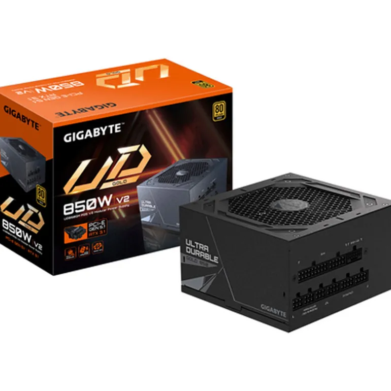 Fuente/PSU Gigabyte UD850GM PG5 V2 80 Plus Gold 850W ATX 3.1 PCIE 5.1 Modular
