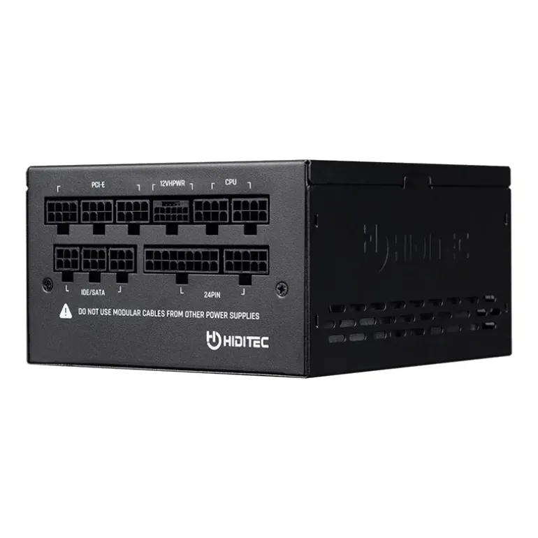 Fuente/PSU Hiditec GDX1050 V2 80 Plus Gold 1050W ATX 3.0 PCIE 5.0 Modular