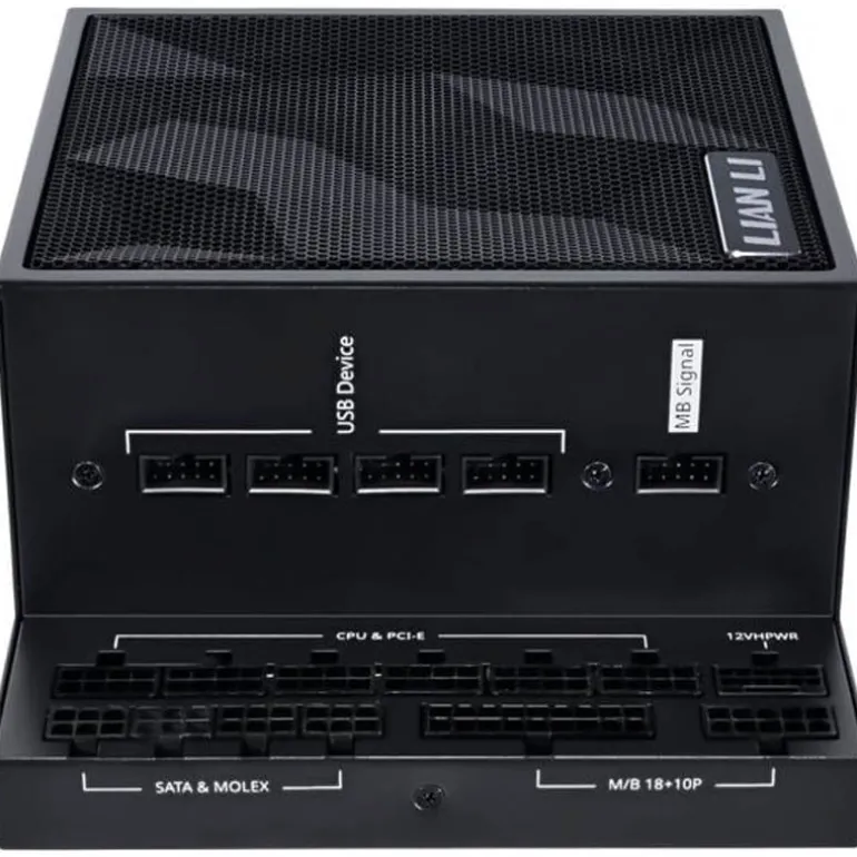 Fuente/PSU Lian Li Edge EDGE1000 80 Plus Platinum 1000W ATX 3.0 PCIE 5.0 Modular Negro