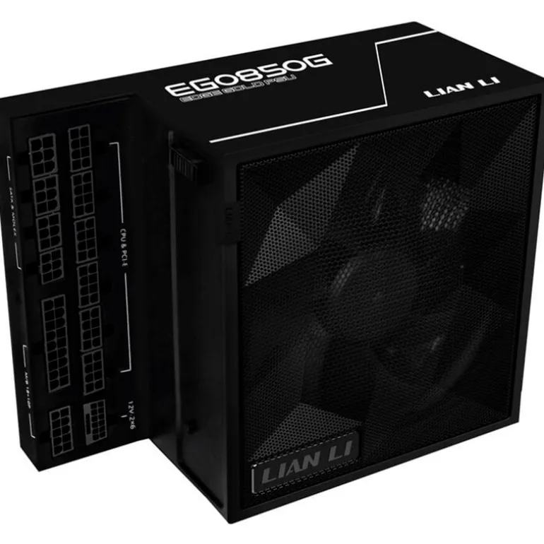 Fuente/PSU Lian Li Edge EG0850G 80 Plus Gold 850W ATX 3.1 PCIE 5.1 Modular Negro