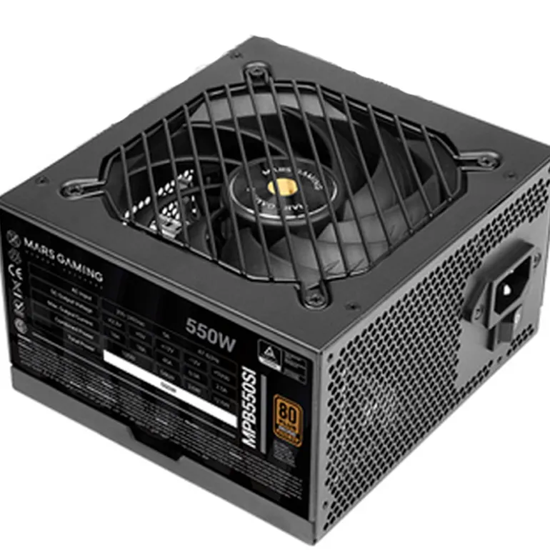 Fuente/PSU Mars Gaming MPB650SI 80 Plus Bronze 650W Negro