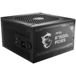 Fuente/PSU MSI MAG A750GL 80 Plus Gold 750W ATX 3.0 PCIE 5.0 Modular