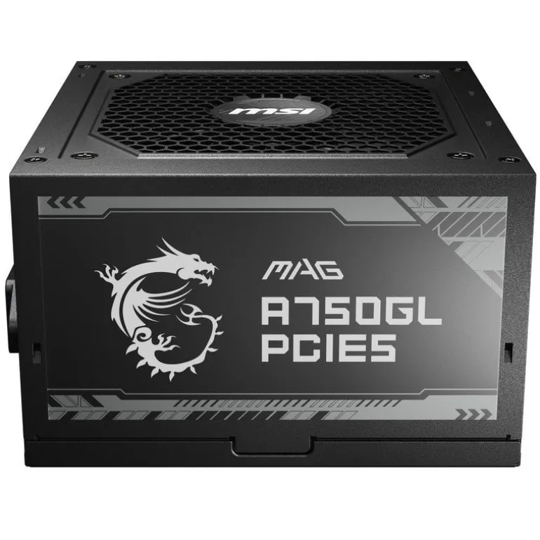 Fuente/PSU MSI MAG A750GL 80 Plus Gold 750W ATX 3.0 PCIE 5.0 Modular