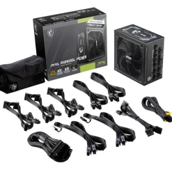 Fuente/PSU MSI MAG A1250GL 80 Plus Gold 1250W ATX 3.1 PCIE 5.1 Modular