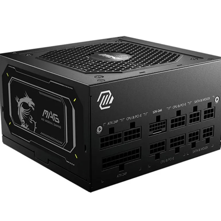 Fuente/PSU MSI MAG A750GL PCIE5 II 80 Plus Gold 750W ATX 3.1 PCIE 5.1 Modular