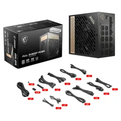 Fuente/PSU MSI MEG Ai1300P 80 Plus Platinum 1300W PCIe Gen5 Modular