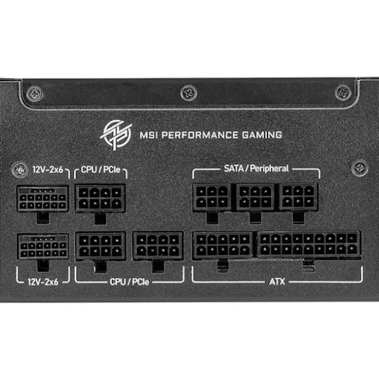 Fuente/PSU MSI MPG A850GS PCIE5 80 Plus Gold 850W ATX 3.1 PCIE 5.1 Modular