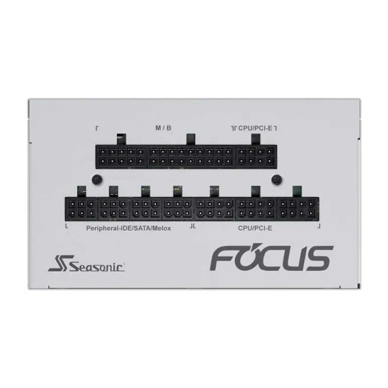 Fuente/PSU Seasonic Focus GX V4 80 Plus Gold 750W ATX 3.0 PCIE 5.0 Modular Blanco