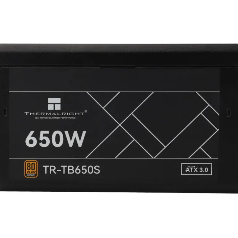 Fuente/PSU ThermalRight TR-TB650S 80 Plus Bronze 650W ATX 3.0