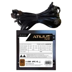 Fuente/PSU Unyka Atilius 2.0 80 Plus Bronze 750W Bulk