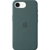 Funda Apple iPhone 16e Silicona Verde Lago
