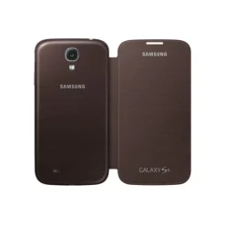 Funda Samsung Galaxy S4 Con Tapa Marrón
