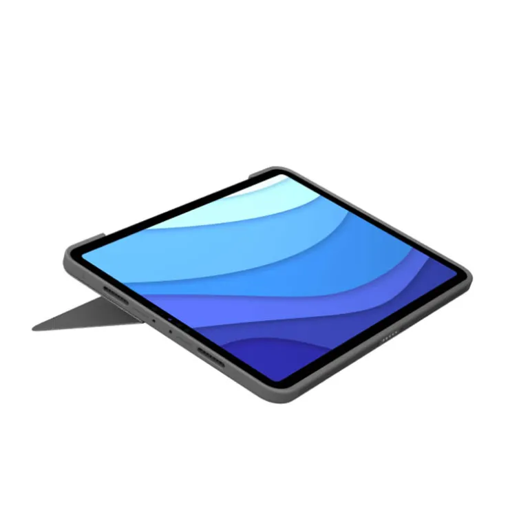 Funda Tablet Logitech Combo Touch Apple Ipad Pro 12.9" 5 Gen Marrón