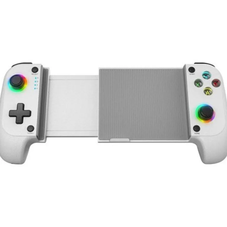 Gamepad Mars Gaming MGPX Bluetooth 2 En 1 RGB Neon Blanco