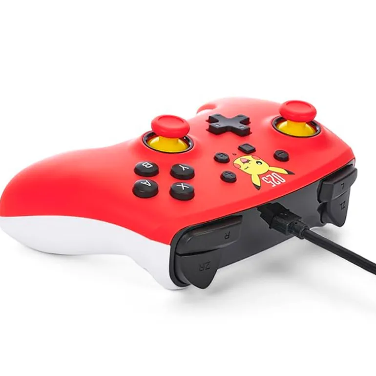 Gamepad PowerA Laughing Pikachu Wired Para Nintendo Switch