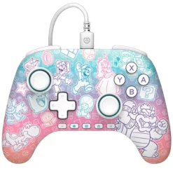 Gamepad PowerA Mushroom Kingdom Avanzado Wired Para Nintendo Switch 2