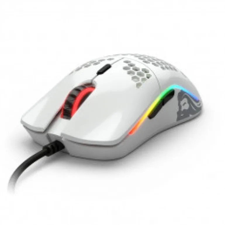 Glorious PC Gaming Race Model O Gaming 12000 Dpi Blanco Glossy - Ratón