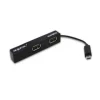HUB 4 puertos USB 2.0 Tablet Negro approx! APPHM4B