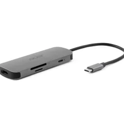 Hub Acer 7 En 1 Type-C Dongle Plata