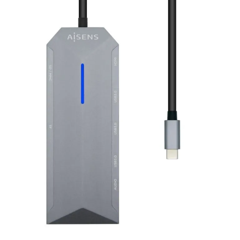 Hub Aisens USB 3.2 Tipo C Combo Adapter