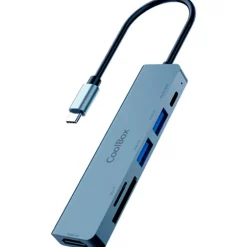 Hub Coolbox miniDOCK C61 USB-C 5 En 1