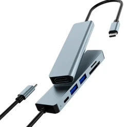 Hub Coolbox miniDOCK C61 USB-C 5 En 1