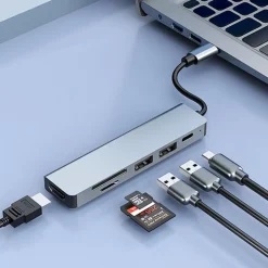 Hub Coolbox miniDOCK C61 USB-C 5 En 1