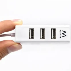 Hub Ewent Mini-Hub USB 2.0 a USB-A 4 Puertos