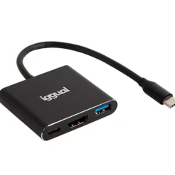 Hub iggual Tipo C 3 En 1 HDMI USB3.0 PD100W
