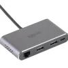 Hub iggual Tipo C 8 En 1 2xHDMI 2xUSB 2xSD RJ45 PD100W