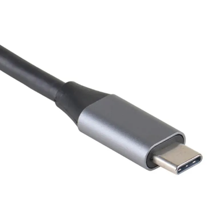 Hub iggual Tipo C 8 En 1 2xHDMI 2xUSB 2xSD RJ45 PD100W