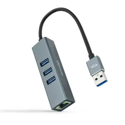 Hub Nano Cable 10.03.0407 USB 3.0 RJ45 a USB-A