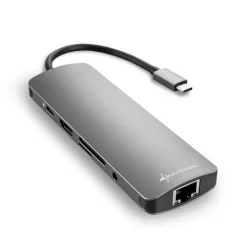 Hub Sharkoon USB 3.0 Tipo C Combo Adapter