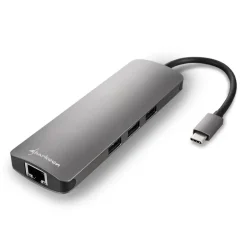 Hub Sharkoon USB 3.0 Tipo C Combo Adapter