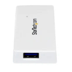 Hub StarTech ST4300MINU3W USB 3.0 Super Speed 4 Puertos Blanco
