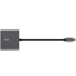 Hub Trust Dalyx 3 En 1 USB-C Plata