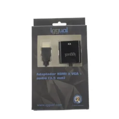 iggual HDMI a VGA + Audio (3.5 mm) - Adaptador
