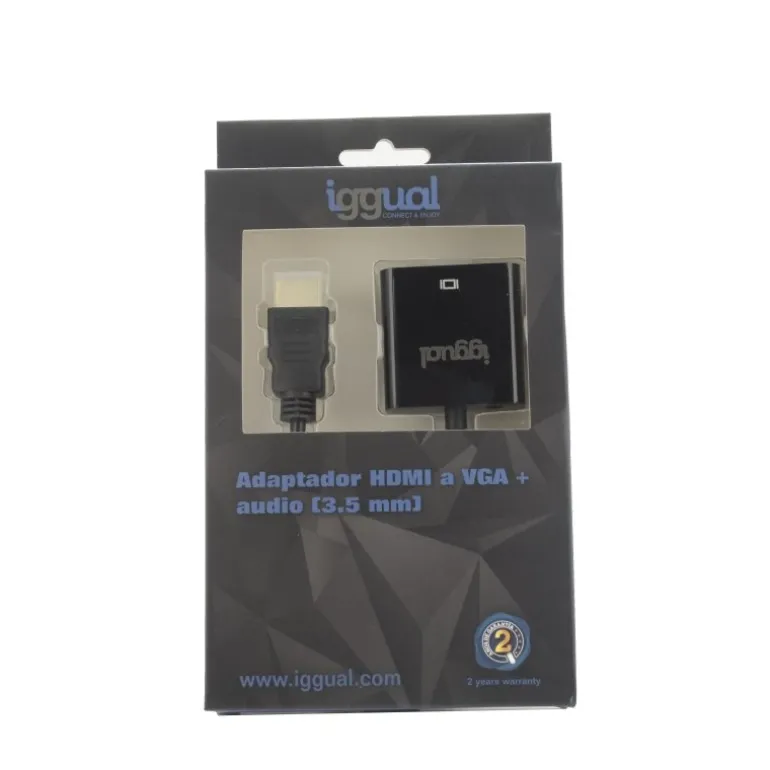 iggual HDMI a VGA + Audio (3.5 mm) - Adaptador