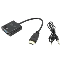 iggual HDMI a VGA + Audio (3.5 mm) - Adaptador