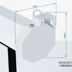 Iggual Mural Eléctrica 200x200 cm - Pantalla