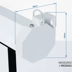 Iggual Mural Eléctrica 240x240cm - Pantalla