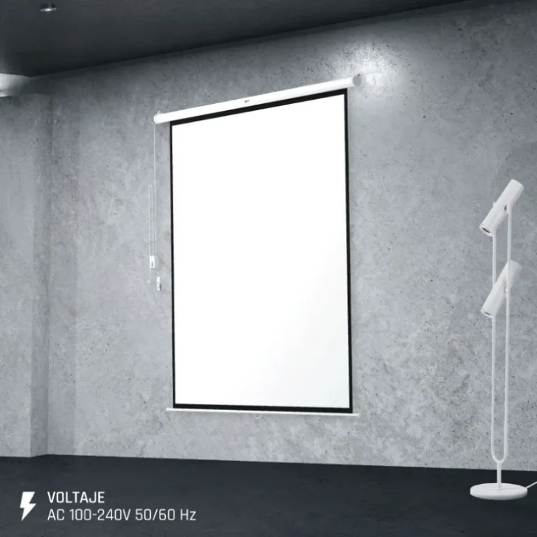 Iggual Mural Eléctrica 240x240cm - Pantalla