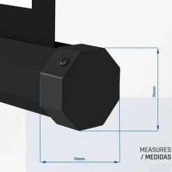 Iggual Mural 200x200 cm Tripode - Pantalla de Proyección