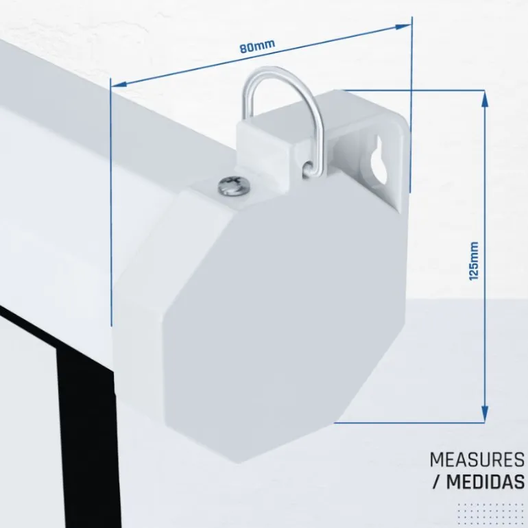 Iggual PSIPS203 Eléctrica Panorámica 203x114cm Control Remoto - Pantalla de Proyección