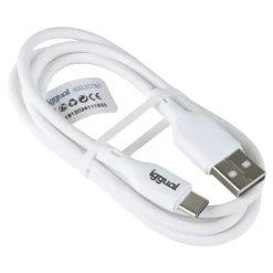 iggual USB-A/USB-C 100 cm Blanco Q3.0 3A - Cable USB