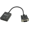 iggual VGA a HDMI + Audio + MicroUSB - Adaptador